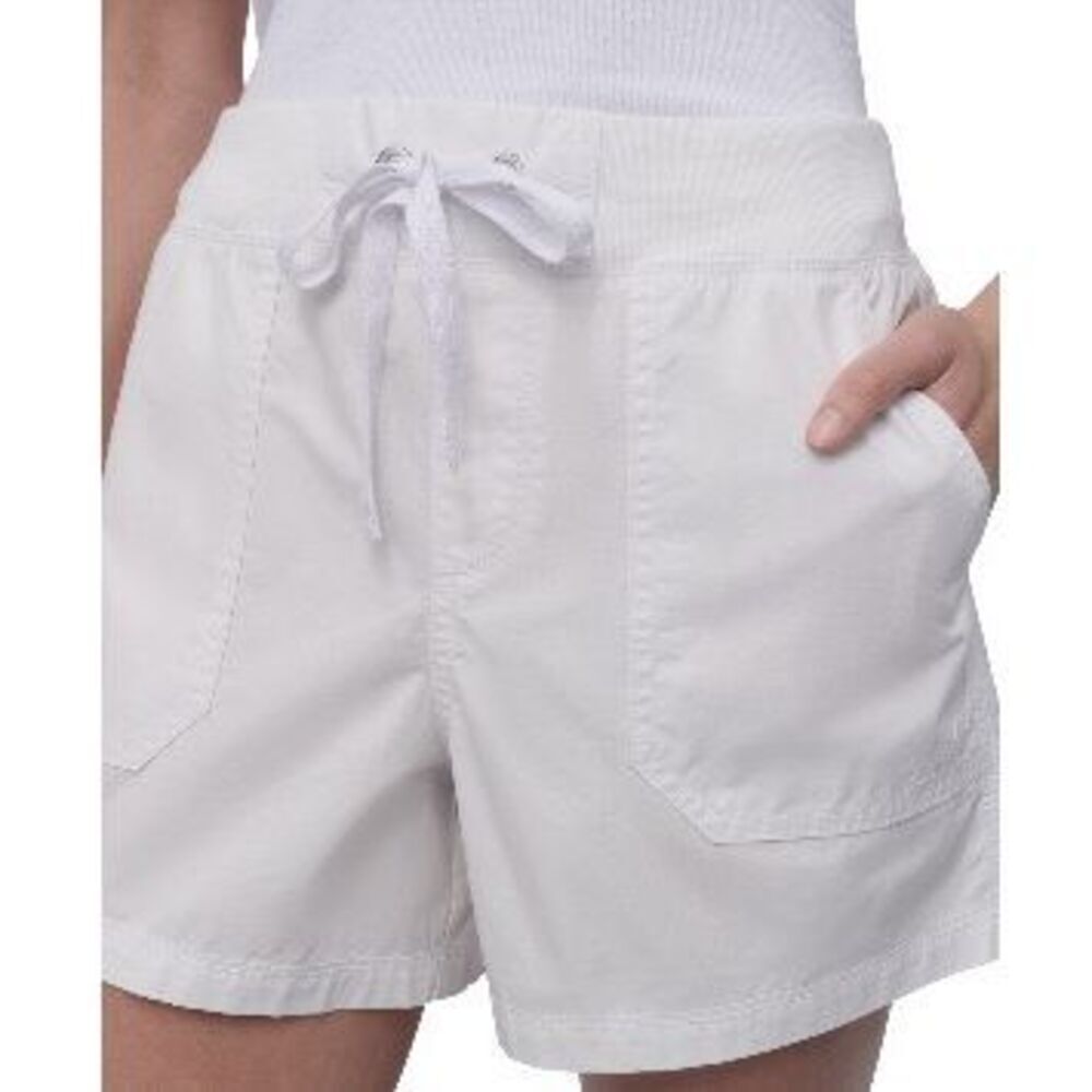#982.DKNY Sport Ivy Cotton Twill Rib-Waistband Cargo Shorts - Picture 3 of 6